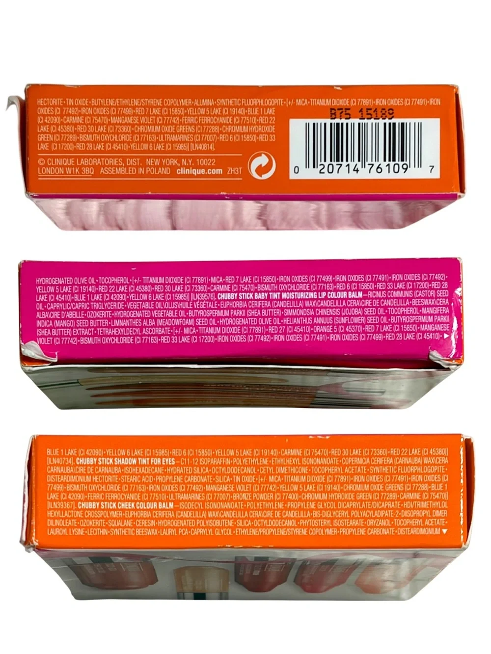 CLINIQUE new Whole Lotta Chubby Stick Set